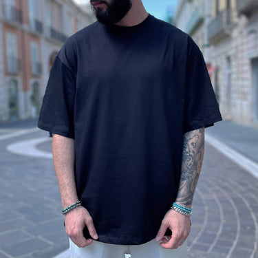 T-shirt nera basic - FLAG STORE